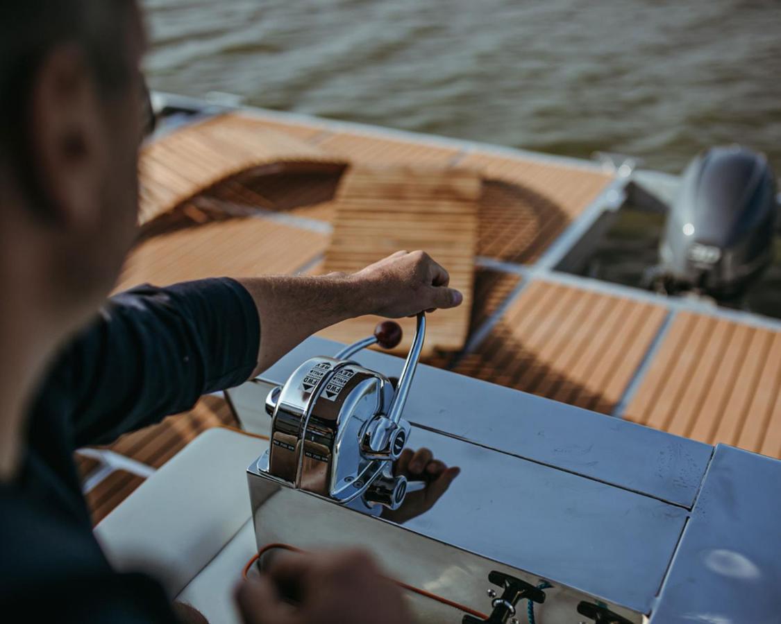 Hotel Hausboot Mit Traumlage In Luebeck-Travemuende Esterno foto